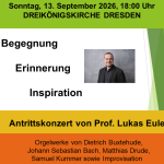 Antrittskonzert Prof. Lukas Euler